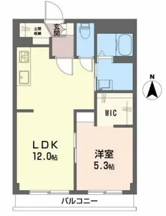 岡山県岡山市北区久米【マンション】の間取り