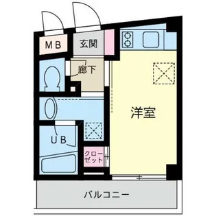 アイランドコア横濱平沼【1階】の間取り