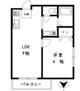 レバランス畑口【3階】の間取り