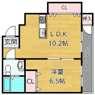 まなーすてら【3階】の間取り