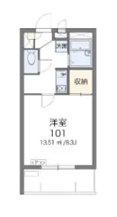 レオネクストヒルクライム【2階】の間取り