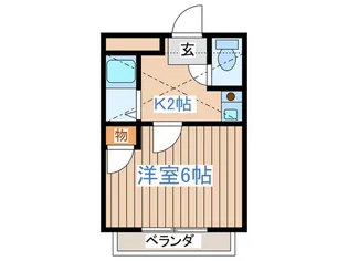 パ-クハウス中野栄の間取り