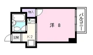 エンプレス【2階】の間取り