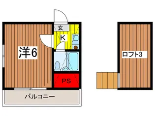 ビューパレス大宮A・B【2階】の間取り