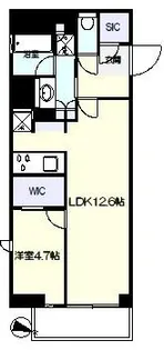 シーズンフラッツ東十条【11階】の間取り