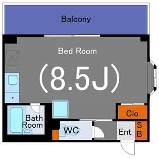 クアルトエルモーサ二子玉川【2階】の間取り
