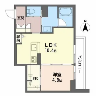 GREEN SCENT【2階】の間取り