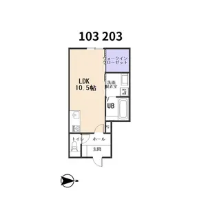 Vent Vert (ヴァン ヴェール)【1階】の間取り