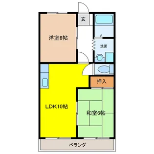メゾン静【2階】の間取り