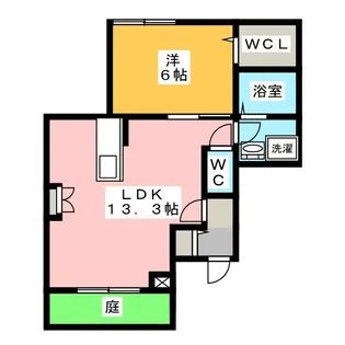 ヘーベルメゾン高蔵寺北棟【1階】の間取り