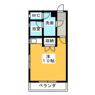コーポ平野【1階】の間取り