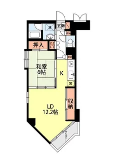 万代アーバン日東【11階】の間取り