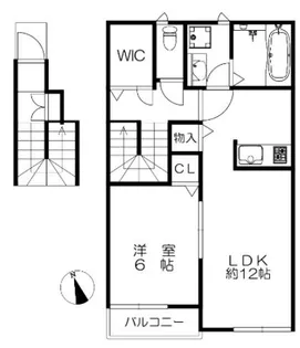 コンホート自由が丘【2階】の間取り
