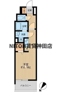 日本橋ファーストレジデンス【2階】の間取り