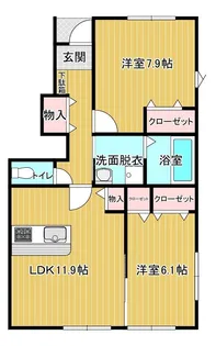 Dia MOOR III【1階】の間取り