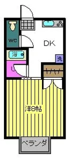 コーリン照毘【2階】の間取り