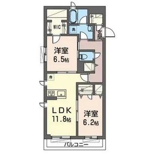 エイワンコート【2階】の間取り
