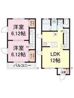 メゾンHANAE【1階】の間取り