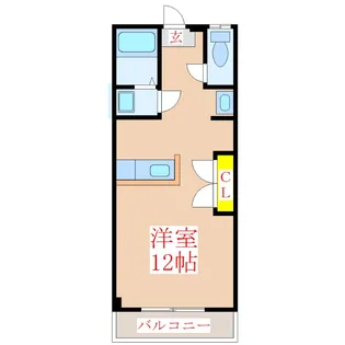 丸元ビル【3階】の間取り