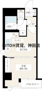 カスタリア新宿御苑【12階】の間取り