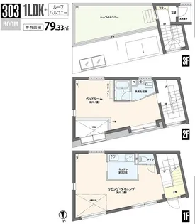 IKENOUE04【3階】の間取り