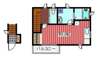 ラプレコート【2階】の間取り