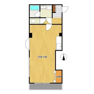 ハイライフ長岡【3階】の間取り