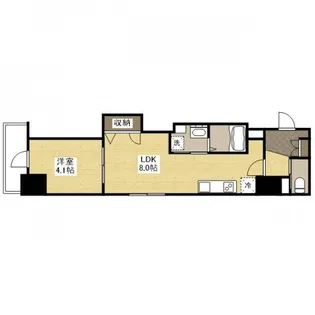 月光舟入川口町【1階】の間取り