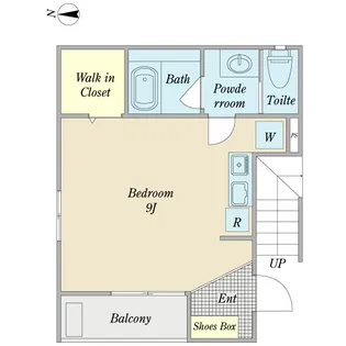 MZ千住大橋【2階】の間取り