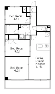 エルデンシア荻窪【7階】の間取り