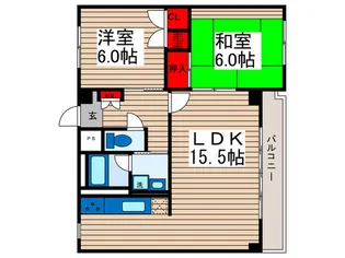 ラフィーヌ新井【3階】の間取り