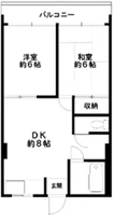 第二プロスパーハウスニムラ【1階】の間取り