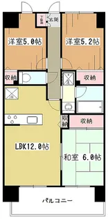 グラディート久米川【1階】の間取り