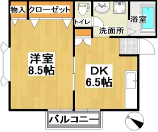 サンコーポIII【2階】の間取り