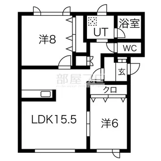 コンフォルト西町【1階】の間取り
