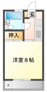 サカエハイツ【2階】の間取り