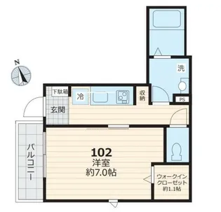 MIYABI ミヤビ【1階】の間取り