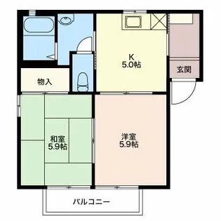 グランシャリオ【1階】の間取り