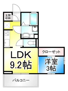 プレジール高田【2階】の間取り