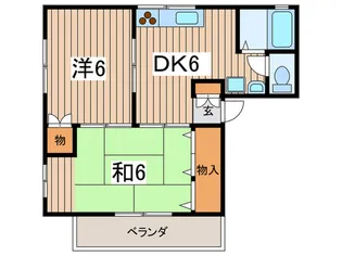 ジョイフル緑園【1階】の間取り