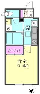 ブエナスエルテ【1階】の間取り