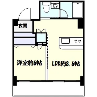 悠&愛【2階】の間取り
