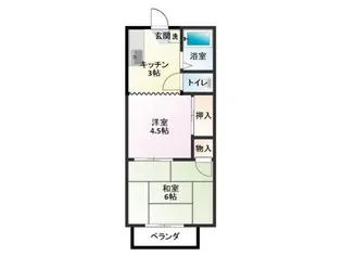 コーポ長江【2階】の間取り