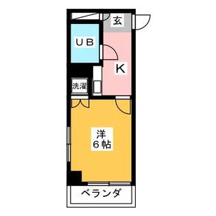 コーポうめや【3階】の間取り