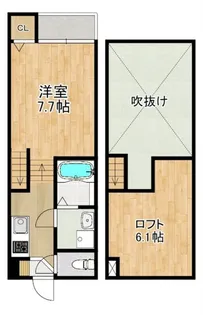 MODERN PALAZZO 諫早Liberta【2階】の間取り