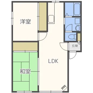 ファミーリエF【2階】の間取り
