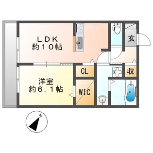 仮称 麻生区高石三丁目プロジェクト【3階】の間取り