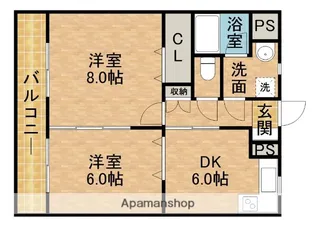 Raffine泉【1階】の間取り