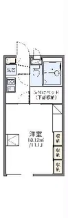レオパレスサンヒルズ【2階】の間取り