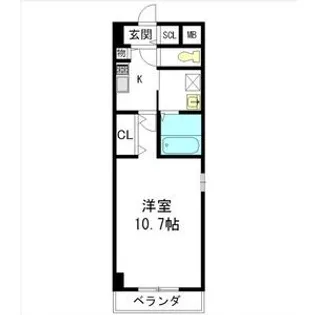 久々利ハイツA棟・B棟【1階】の間取り